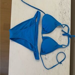 Vibrant Blue Bikini Set
